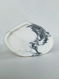 Arabescato Irregular Marble Tray – Luxury Natural Stone Decorative Tray