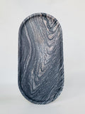 Explosion Blue Quartzite Square Round Tray