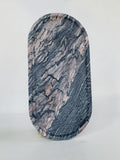 Explosion Blue Quartzite Square Round Tray