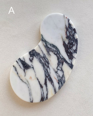 Natural Calacatta Viola Marble Cashew Tray