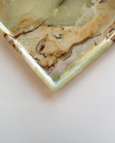 Natural Green Onyx Marble Square Tray