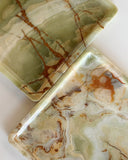 Natural Green Onyx Marble Square Tray 