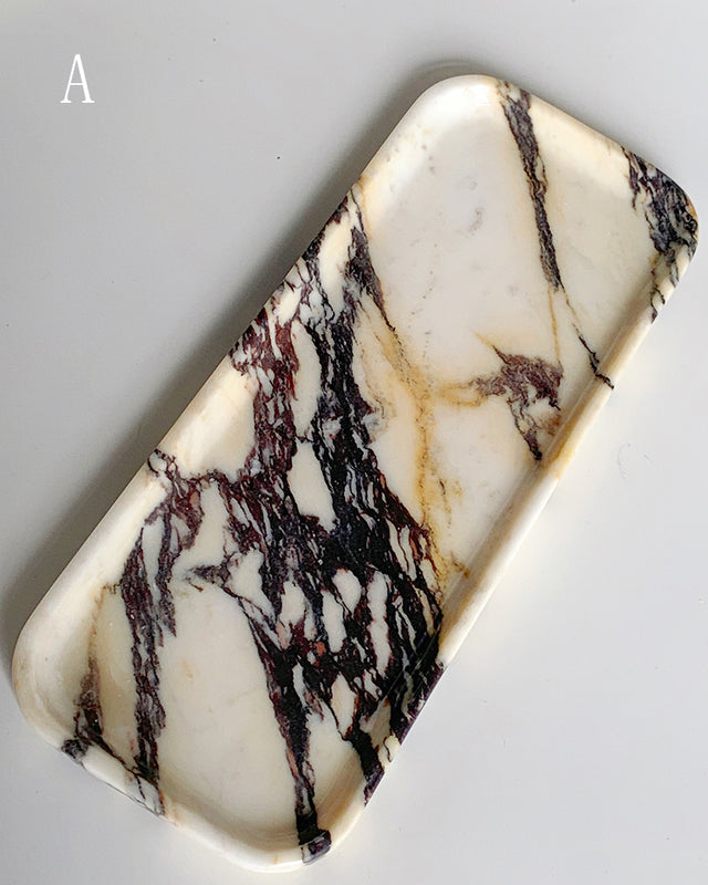 Natural Marble Calacatta Viola Rectangle Tray
