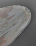 Rosso Norvegian Marble Irregular Tray