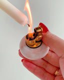 SPARK-Pink Rose Lighter |  Kerosene Lighter | Marble Lighter
