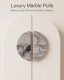 Natural Stone Half-Moon Handle