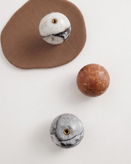 Natural Stone Ball Knobs