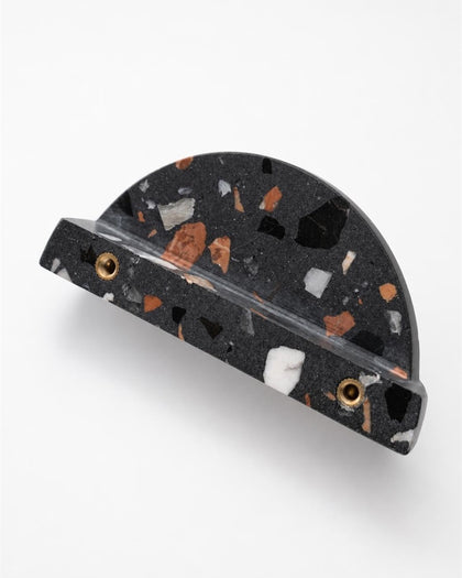 Natural Stone Terrazzo Semicircle Handle
